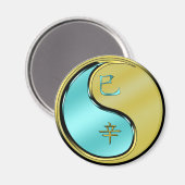 年の金属ヘビ マグネット (正面/裏面)