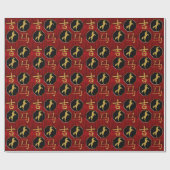 年の馬 – WP ラッピングペーパー (フラット)