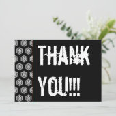 年の驚きの白黒赤いW1976ありがとう サンキューカード (スタンド正面)