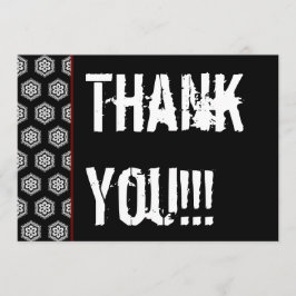 年の驚きの白黒赤いW1976ありがとう サンキューカード