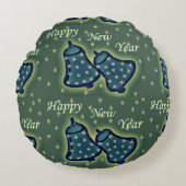 年の鳴り声 ラウンドクッション (正面)