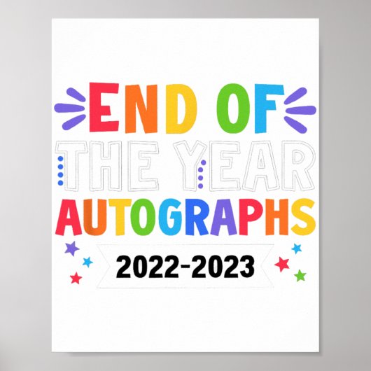 年のAutographs 2023先生最終日Autog ポスター (正面)