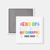 年のAutographs 2023先生最終日Autog マグネット (正面/裏面)