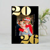 年はっきりした元年祝日写真金箔カード 箔シーズンカード (立ち正面)