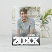 年はっきりした写真卒業パーティー 招待状 (スタンド正面)