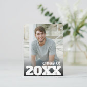 年はっきりした別写真卒業日保存 ポストカード (スタンド正面)