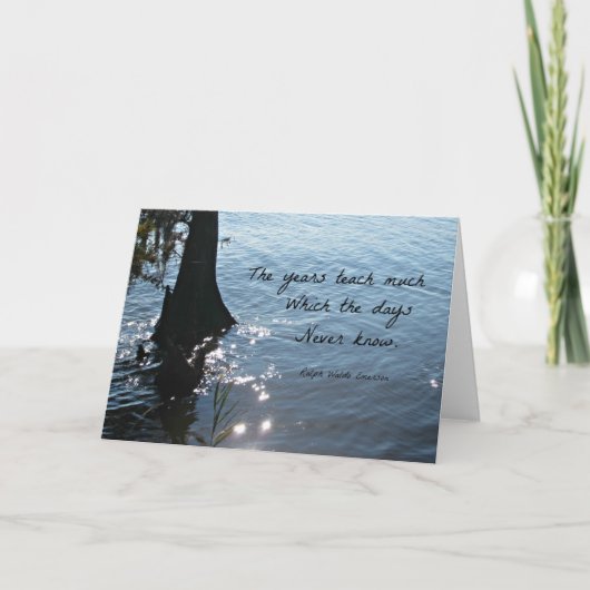 年は日が決して知らないかどれを多くに教えます カード (正面)