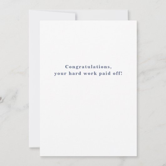 年は長い カード (裏面)