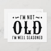 年をとったわけじゃない、いい味を出してるだけ ポストカード (正面/裏面)