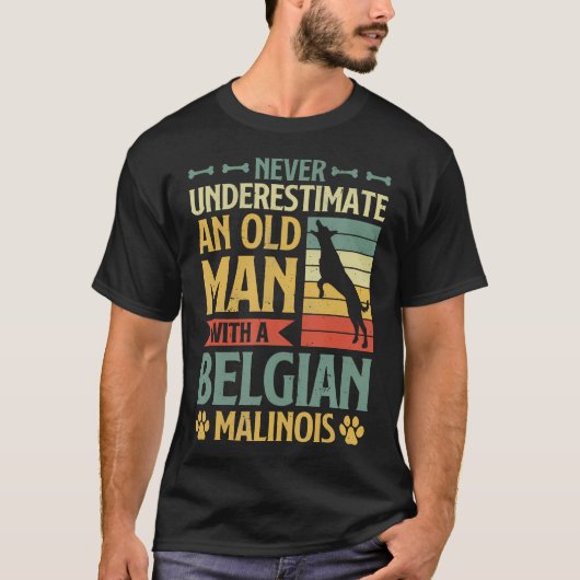 年をとった男をナメてはいけない Tシャツ (正面)