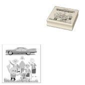 「年をとってもまだまだおしゃれなシニアです」スタンプ ラバースタンプ (押印)