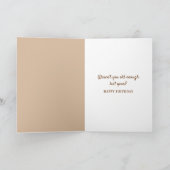 年をとるためにソンブレロを着ているメルカット カード (内部)