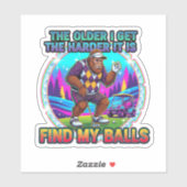 年をとるにつれてボールを探すのが大変 シール (シート)