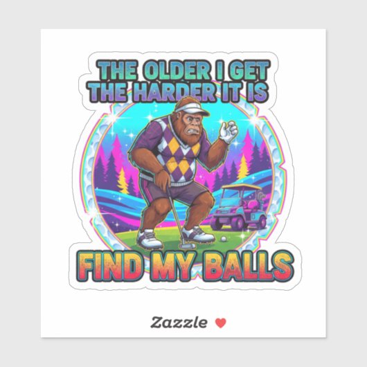 年をとるにつれてボールを探すのが大変 シール (シート)