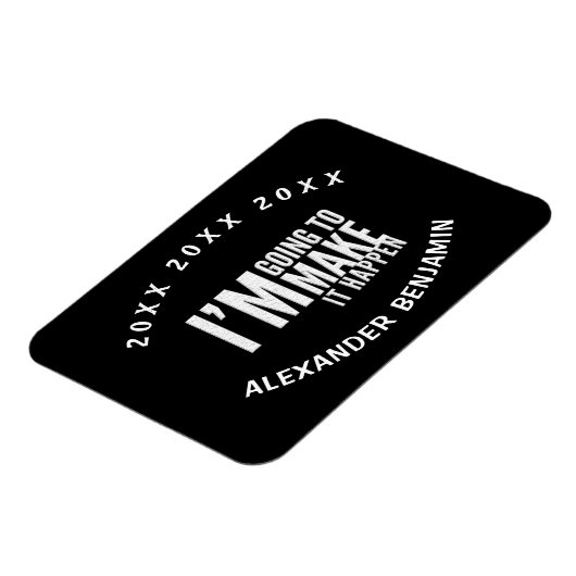 年をパーソナライズインスパイアして意欲を起こ実現する マグネット (左側)