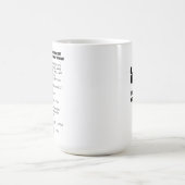 年を加え結婚したて過ぎたこと… コーヒーマグカップ (中央)