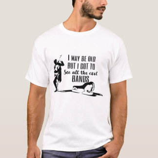 年を取ったかも知れぬが楽隊を見クールた Tシャツ