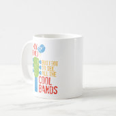 年を取ったかも知れぬ得が見物すカッコいいる コーヒーマグカップ (正面左)