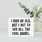 年を取ったかも知れぬ得が見物すカッコいいる ポストカード (スタンド正面)