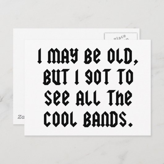 年を取ったかも知れぬ得が見物すカッコいいる ポストカード (正面/裏面)