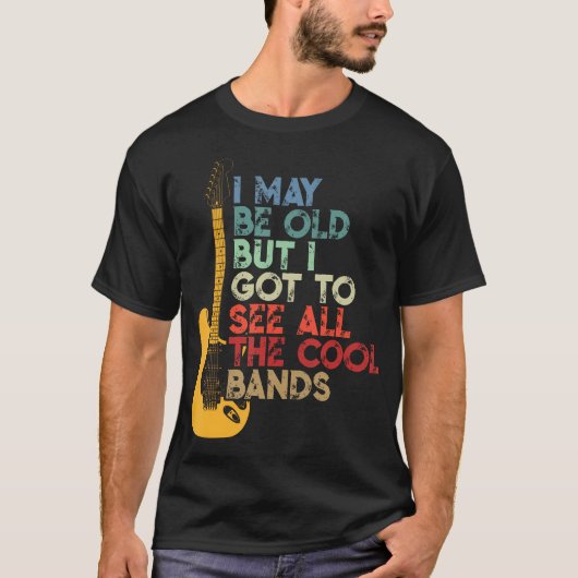 年を取ったかも知れぬ得が見物すカッコいいる Tシャツ (正面)