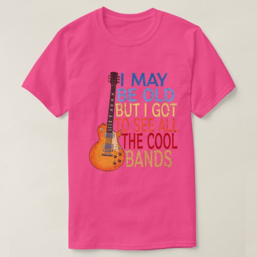 年を取ったかも知れぬ得が見物すカッコいいる Tシャツ (デザイン正面)