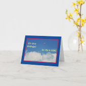 「年を取った誕生日のユーモア、凧を揚げなさい」 カード (黄色い花)