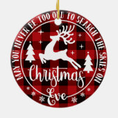 年を取って空を探し回らないように セラミックオーナメント (裏面)