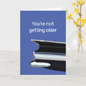 年を取るかクラシック誕生日 カード (黄色い花)