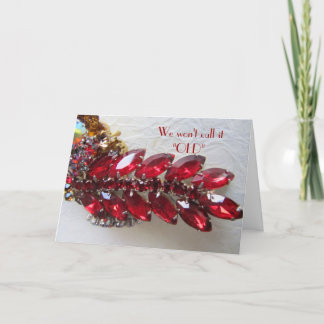 年を取ることについての穏やかなジョーク – または「ヴィンテージ」 カード