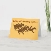 年を取ることはレースの問題… カード (正面)