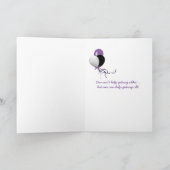 年を取るための誕生日 カード (内部)