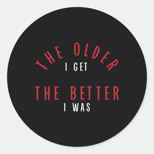 年を取ると元気になる ラウンドシール (正面)