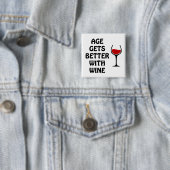 年を取ると酒が好くなる 缶バッジ (インサイチュ)