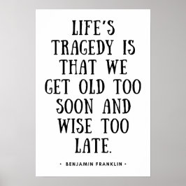 年を取るのが早くて賢すぎて遅い ポスター