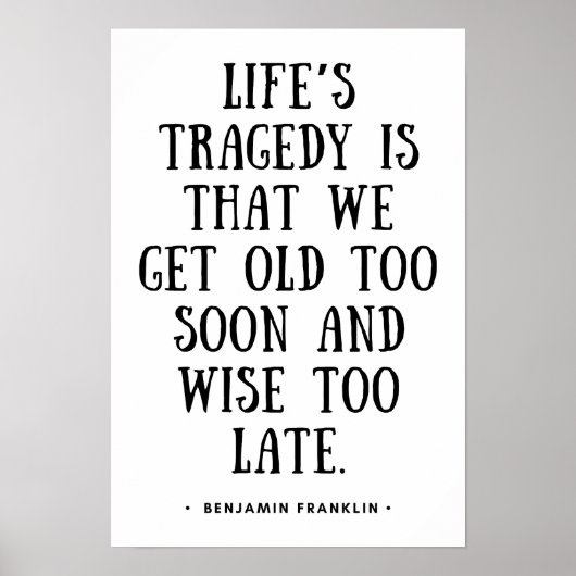 年を取るのが早くて賢すぎて遅い ポスター (正面)