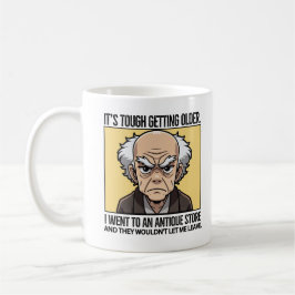年を取るのは大変だ。 コーヒーマグカップ