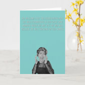 年を取るのは面倒だ！カード カード (黄色い花)