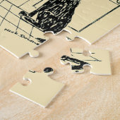 年を取る犬 ジグソーパズル (側面)