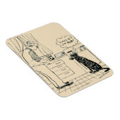 年を取る犬 マグネット (右側)