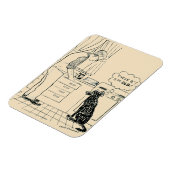 年を取る犬 マグネット (左側)