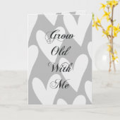 年を取る カード (黄色い花)