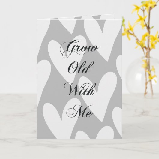 年を取る カード (黄色い花)