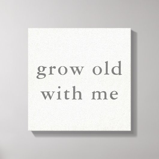 年を取る キャンバスプリント (正面)