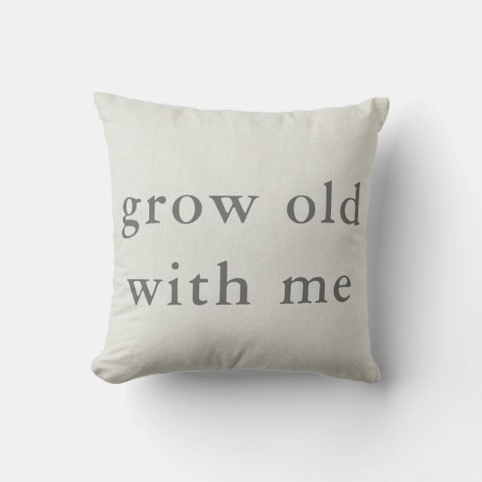 年を取る クッション (正面)