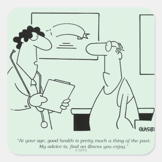 年を取る スクエアシール (正面)