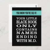 年を取る:ブラックブックには医師しかいない ポストカード (正面/裏面)