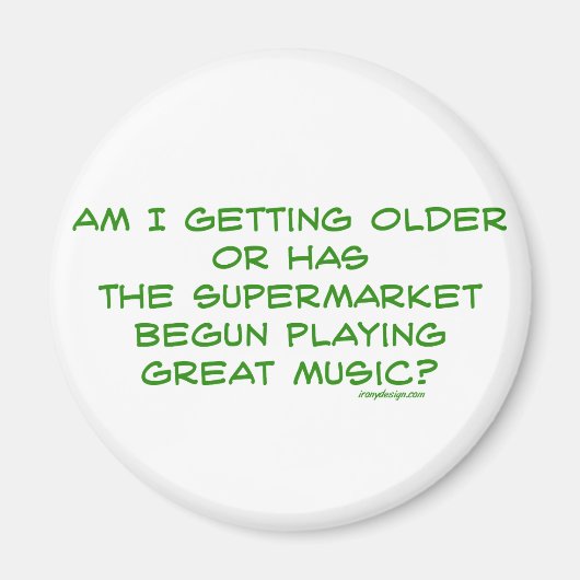 年を取る マグネット (正面)