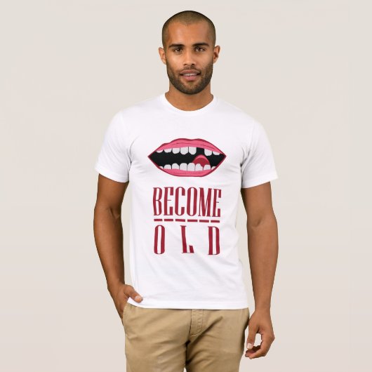 年を取る Tシャツ (正面フル)