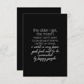 年を取れば取るほど気がつく サンキューカード (正面/裏面)